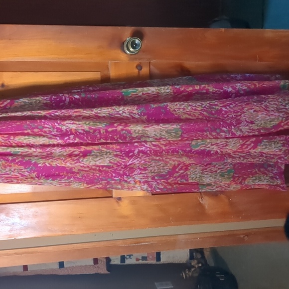 LE CHATEAU* cotton blend size S halter style tie back corset back zip back maxi - Picture 2 of 12